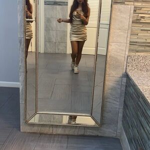 Windsor Gold Mini Dress